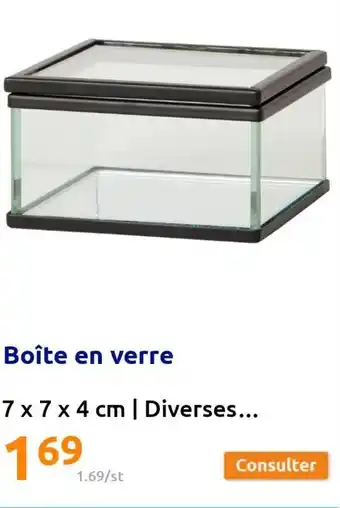 Action Boite E Verre offre