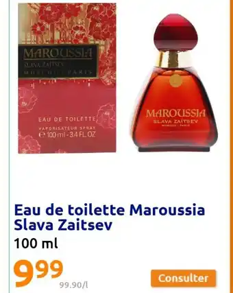 Action Eau de Toilette Maroussia Slava Zaitsev offre