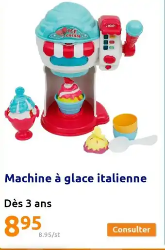 Action Machine a Glace Italienne offre