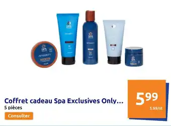 Action Coffret Cadeau Spa Exclusives Only offre