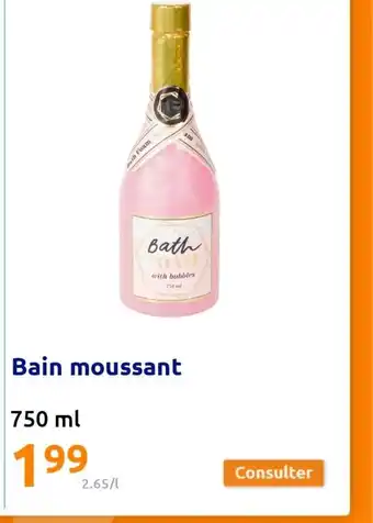 Action Bain moussant offre