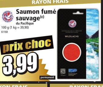 Norma Saumon Fume sauvage offre