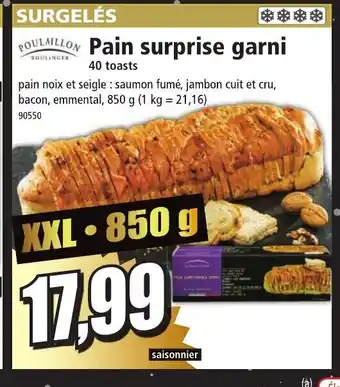 Norma Pain Surprise Garni offre