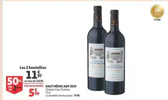 Auchan Supermarché Château cap l'ousteau haut médoc aop 2019 offre