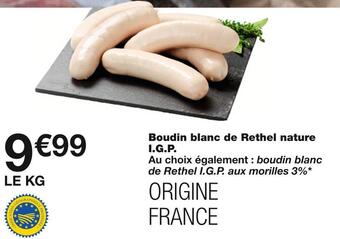 Monoprix Boudin blanc de rethel nature i.g.p. offre