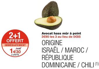 Avocat hass mûr à point