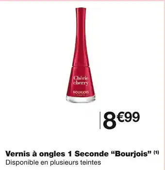 Bourjois vernis à ongles 1 seconde