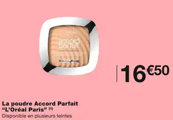 Monoprix L’oréal paris la poudre accord parfait offre