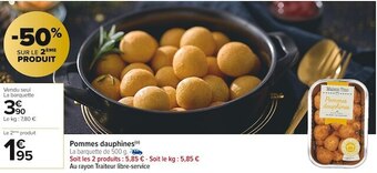 Carrefour Market Pommes dauphines offre