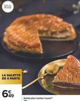 Carrefour Galette pâte à tartiner 4 part offre