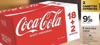 Carrefour Coca-cola coca-cola original offre