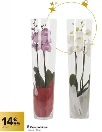 Carrefour Vase orchidée offre