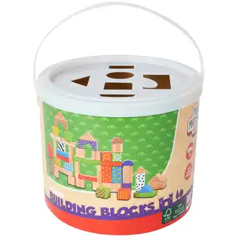 Action Mini matters blocs de construction en bois mini matters offre