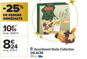 Carrefour Delacre assortiment etoile collection offre