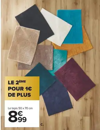 Carrefour Tapis "chenille" offre
