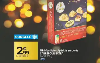 Carrefour Market Carrefour extra mini feuilletés apéritifs surgelés offre
