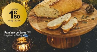 Carrefour Market Pain aux céréales offre