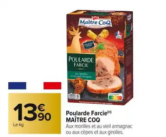 Carrefour Market Maître coq poularde farcie offre