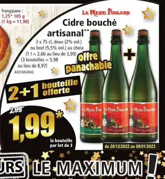 Norma Cidre Bouche Artisanal offre