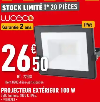 Batkor Projecteur extérieur 100 w offre