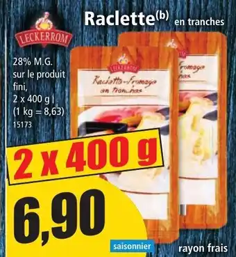 Norma Raclette offre
