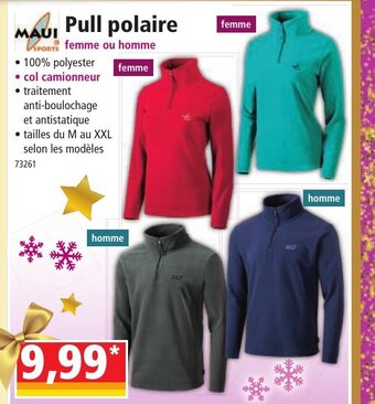Norma Pull Polaire offre