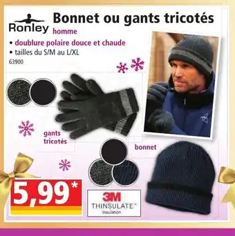 Norma Bonnet Au Gants Tricotes offre