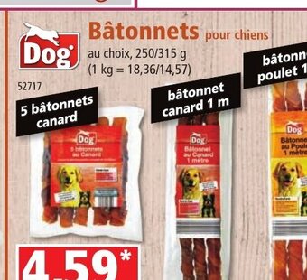 Norma Batonnets Pour Chiens offre