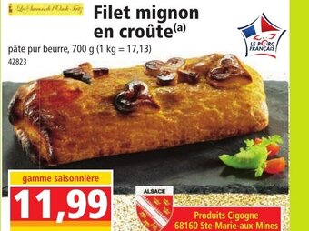 Norma Filet Mignon En Croute offre