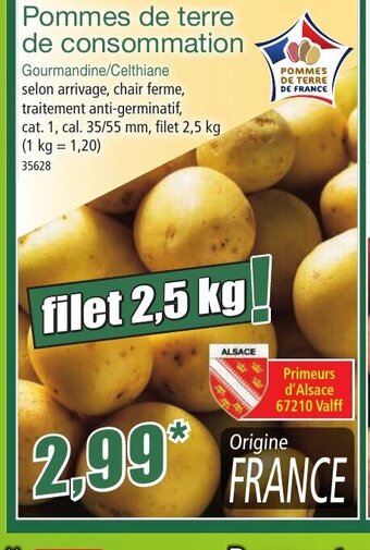 Norma Pommes De Terre De Consommation offre