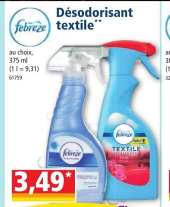 Norma Desodorisant Textile offre