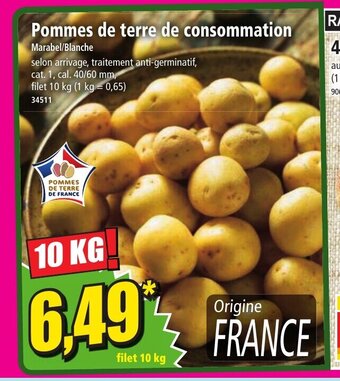 Norma Pommes De Terre De Consommation offre