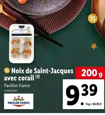 Lidl Noix De Saint-Jacques Avec Corail offre