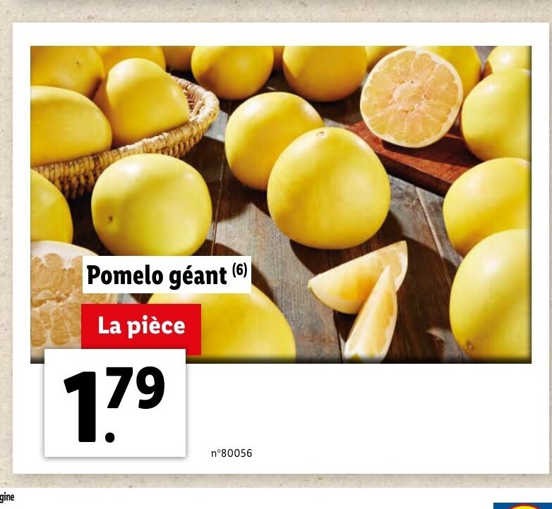 Promo Pomelo Geant chez Lidl