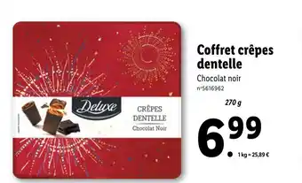 Lidl Coffret Crepes Dentelle offre
