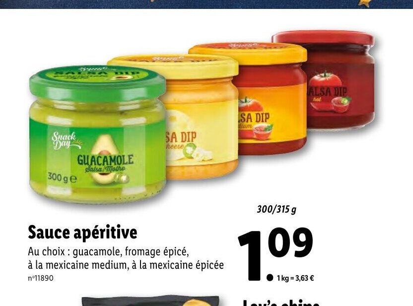 Promo Sauce Aperitive chez Lidl