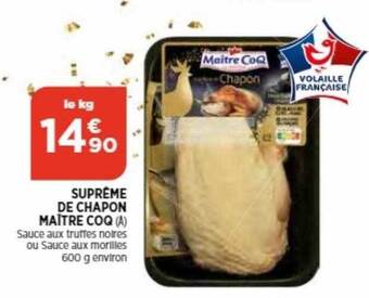 Bi1 Suprême de chapon maître coq offre