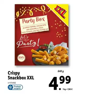 Lidl Crispy Snackbox XXL offre