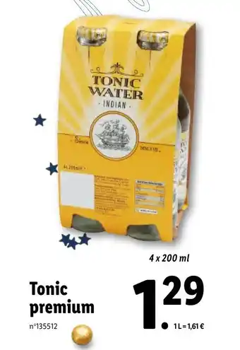 Lidl Tonic Premium offre