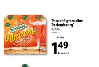 Lidl Panache Grenadine Perlembourg offre