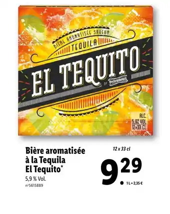Lidl Biere Aromatisee A La Tequilla El Tequito offre