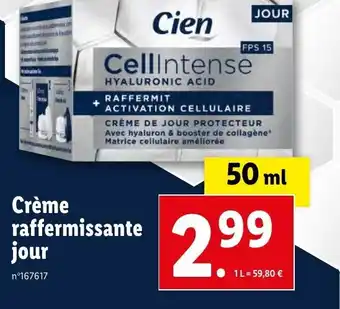 Lidl Creme Raffermissante Jour offre