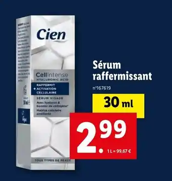 Lidl Serum Raffermissant offre