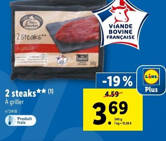 Lidl 2 Steaks offre