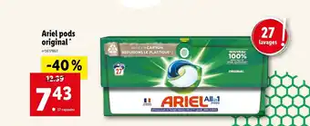 Lidl Ariel Pods Original offre