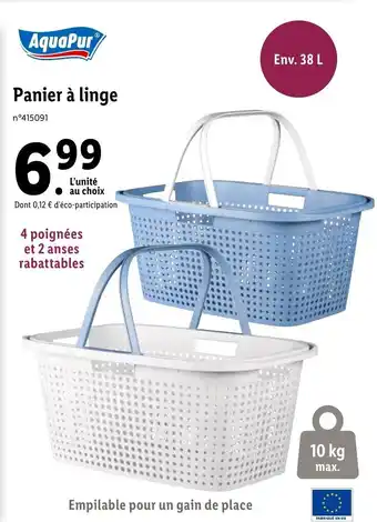 Lidl Panier A Linge offre