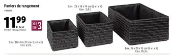 Lidl Paniers De Rangement offre