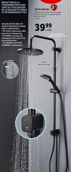 Lidl Set De Douche offre
