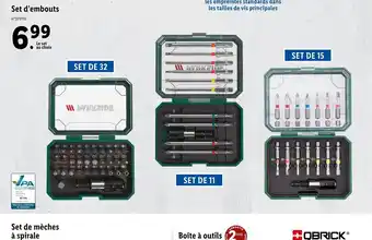 Lidl Set D'Embouts offre