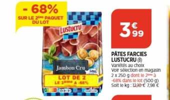 Bi1 Pâtes farcies lustucru offre